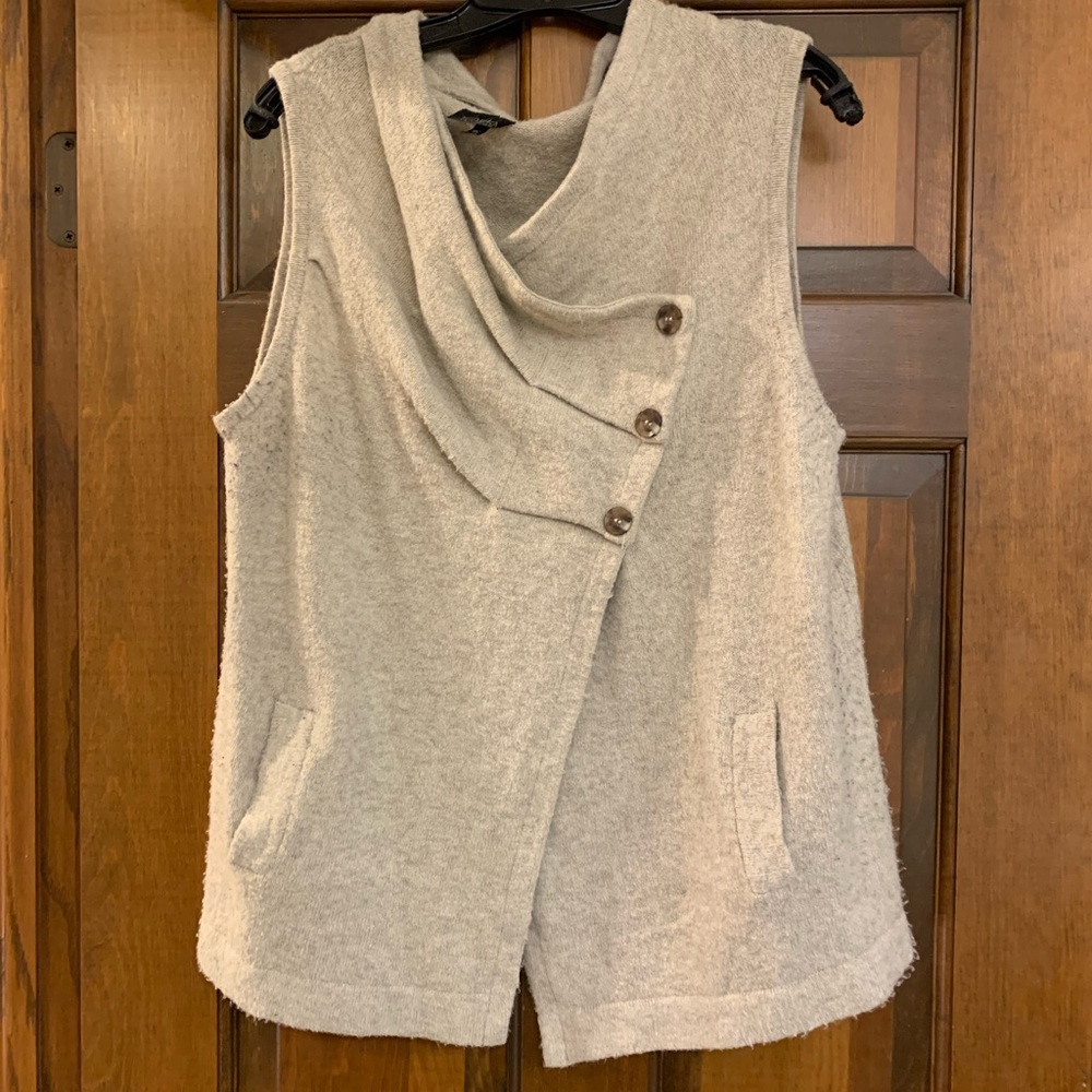 Top Shop Sweater Vest with Buttons